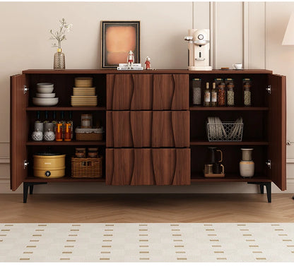 Mid-Century Luxury Living Room Cabinet