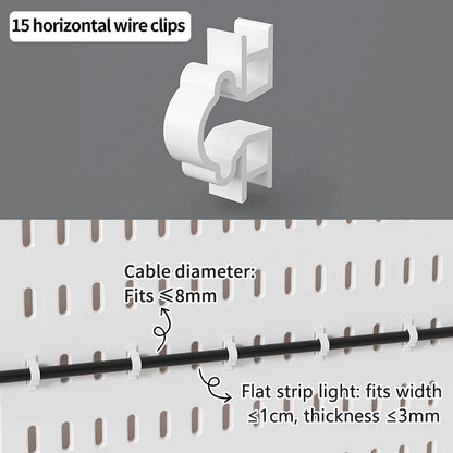 No-Drill Desktop Pegboard Organizer