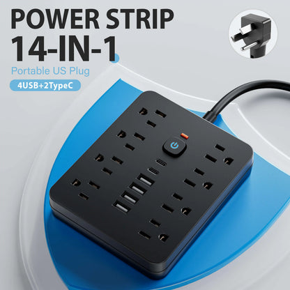 14-in-1 Surge Protector Power Strip