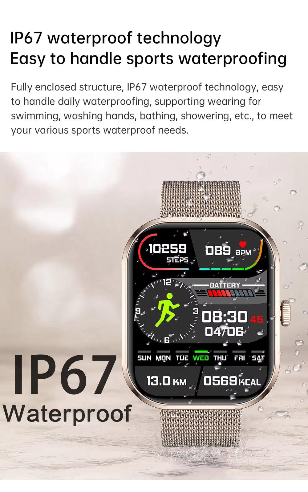 Health Smartwatch: BP, ECG, HRV & SpO2 Tracker