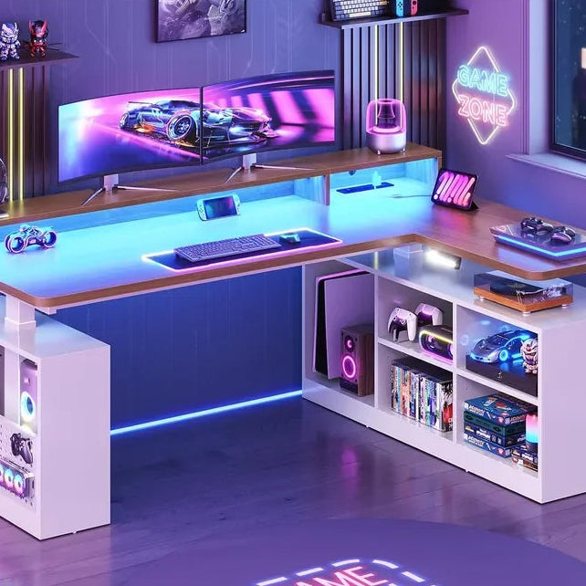 All Inclusive L-Shaped Electric Standing Desk