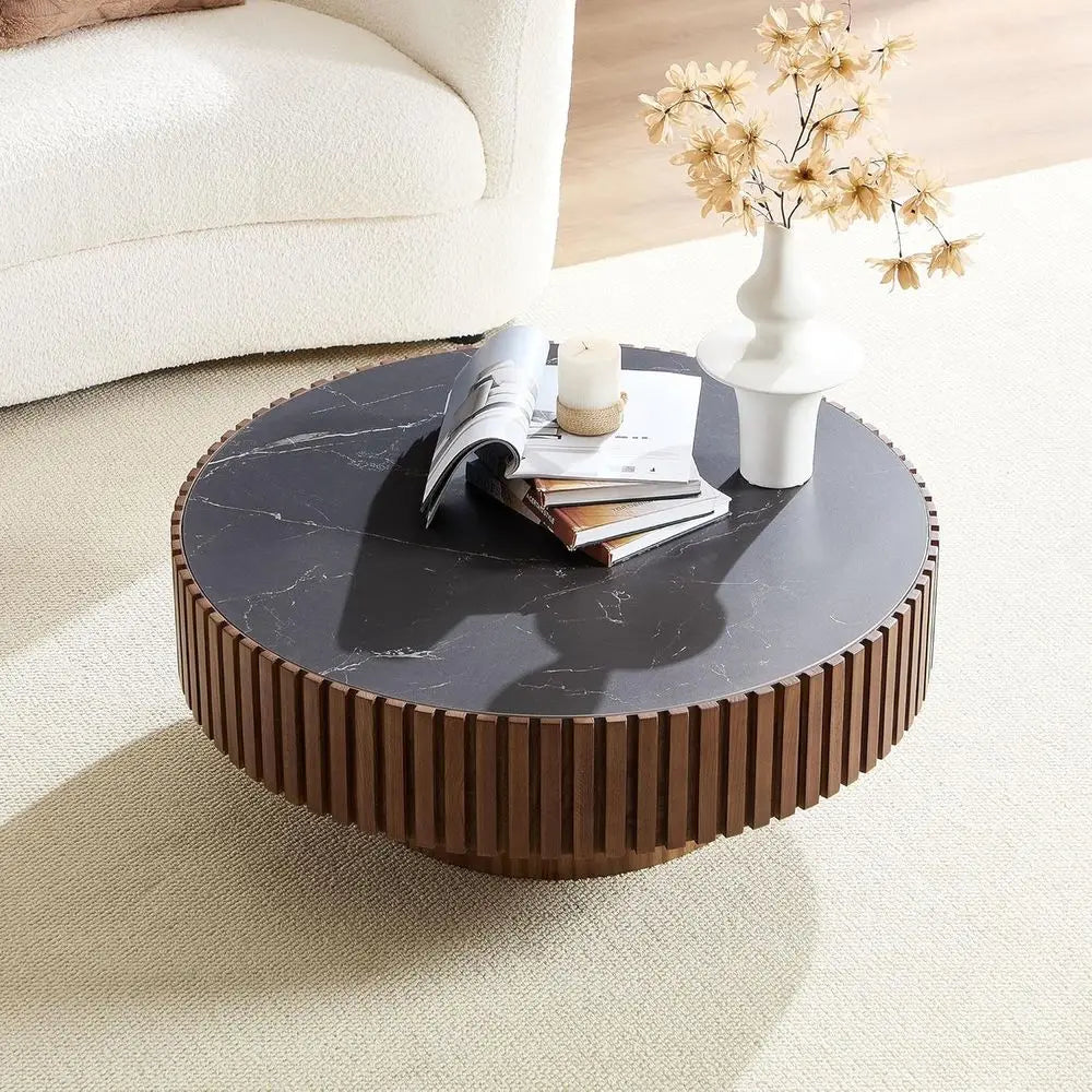 Belgrave Marble-Top Coffee Table