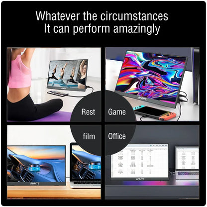 16" Portable Touch Monitor, HDR10 Low Blue Light