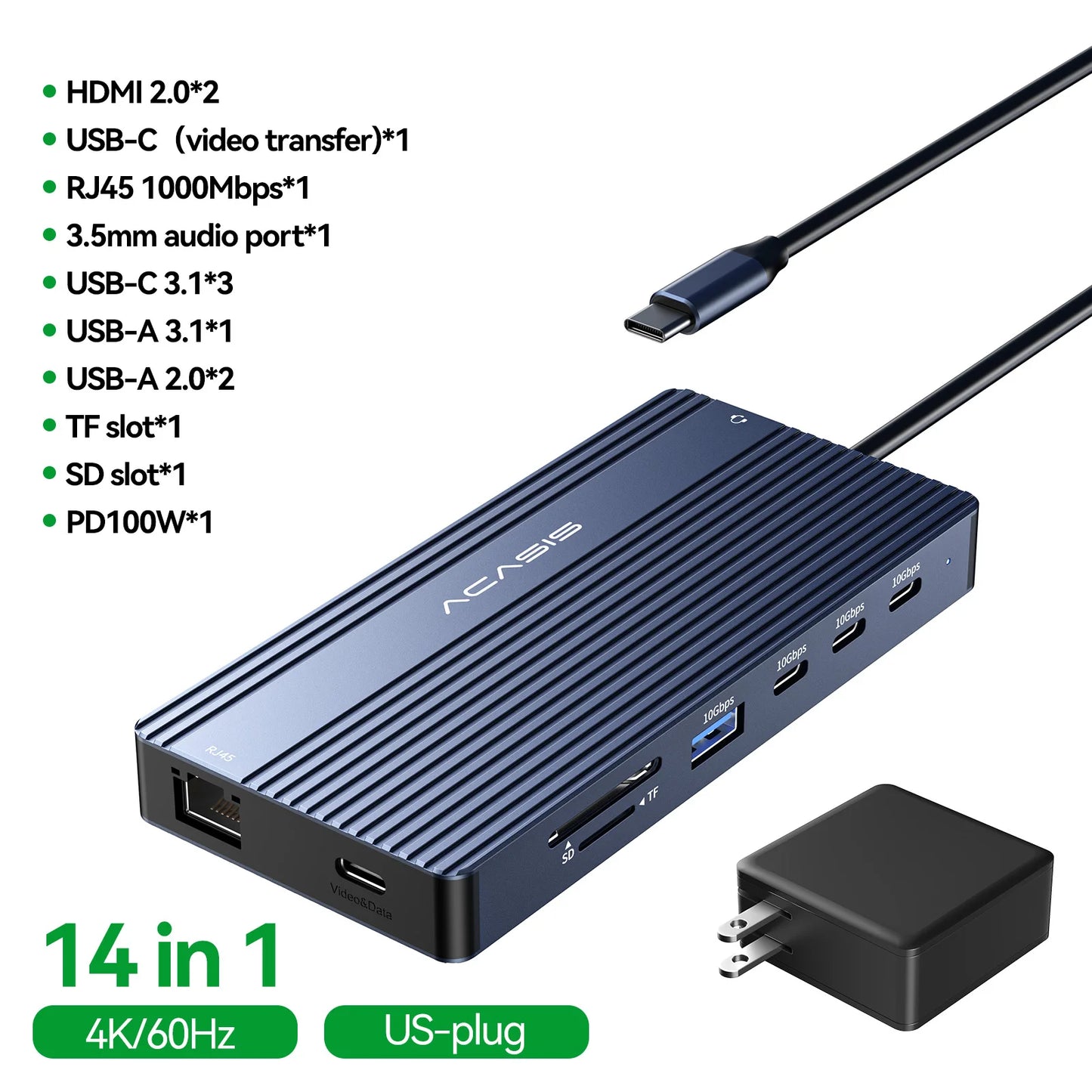 Acasis 14-in-1 Docking Station