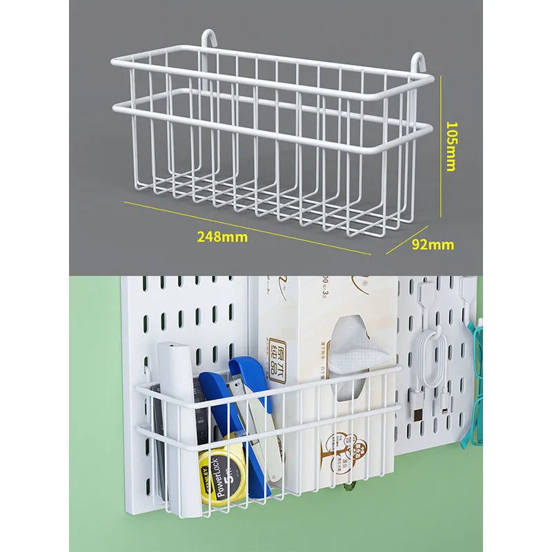 No-Holes Wall Pegboard Organizer
