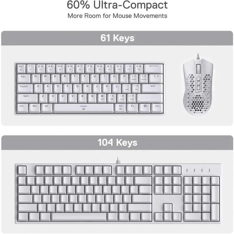 Redragon K630 60% Hot-Swap Gaming Keyboard