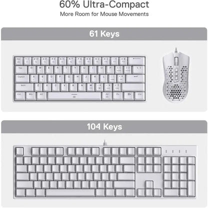 Redragon K630 60% Hot-Swap Gaming Keyboard