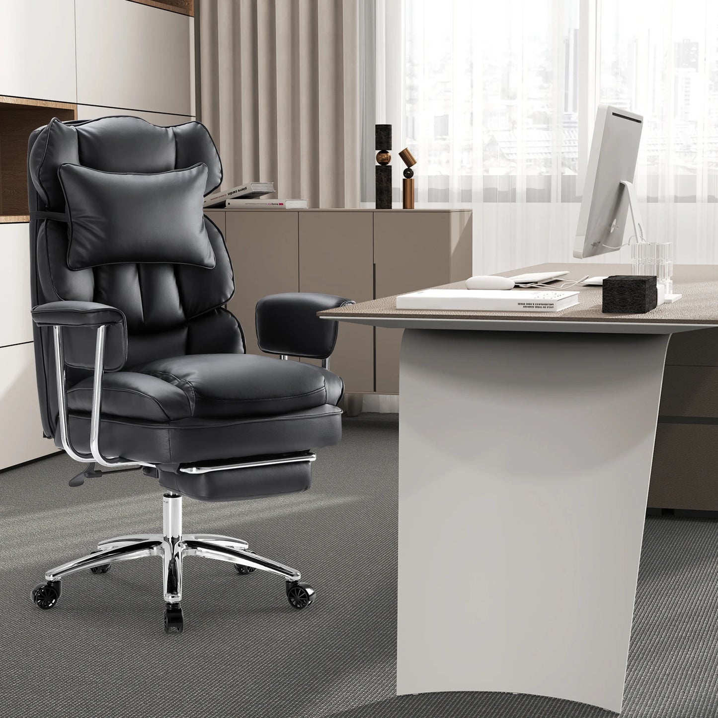 Premium Lux Leather Office Chair