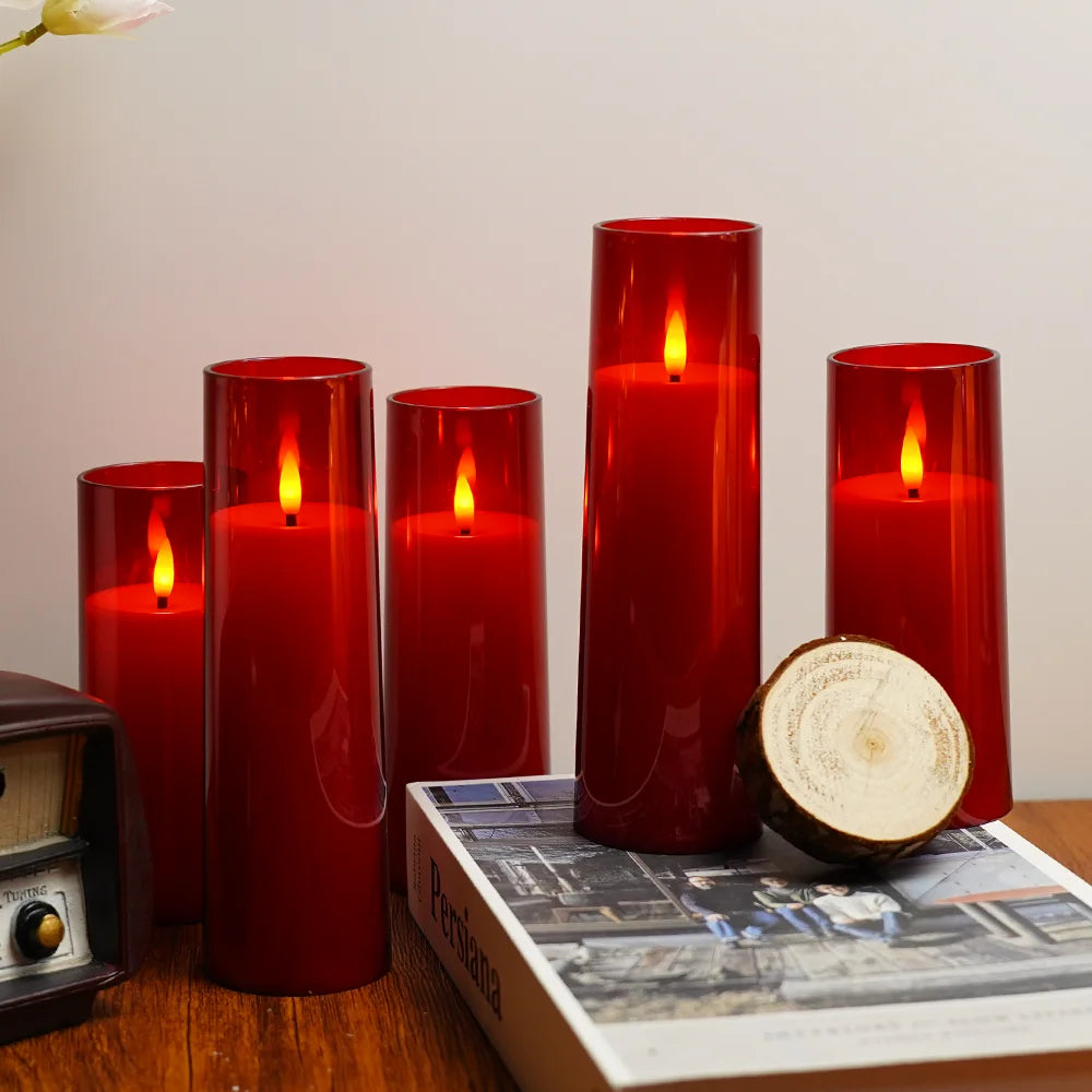 Remote Controlled LED Candles (Set of 5)