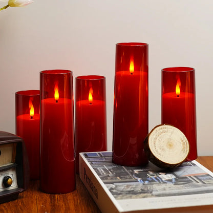 Remote Controlled LED Candles (Set of 5)