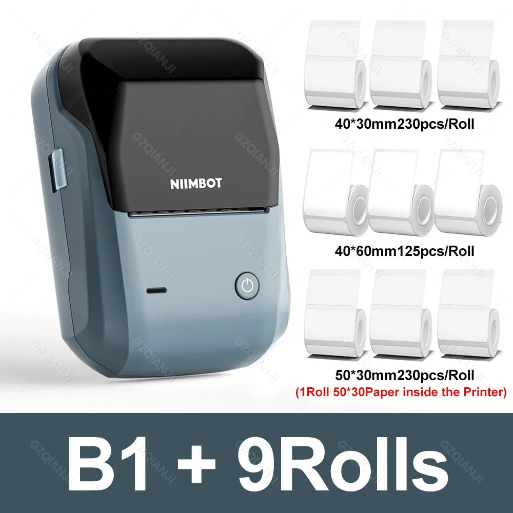 NiiBand B1 Bluetooth Label Printer