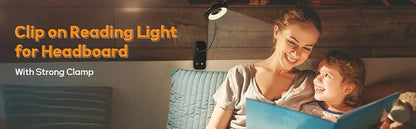 Rechargeable Clip Desk Lamp