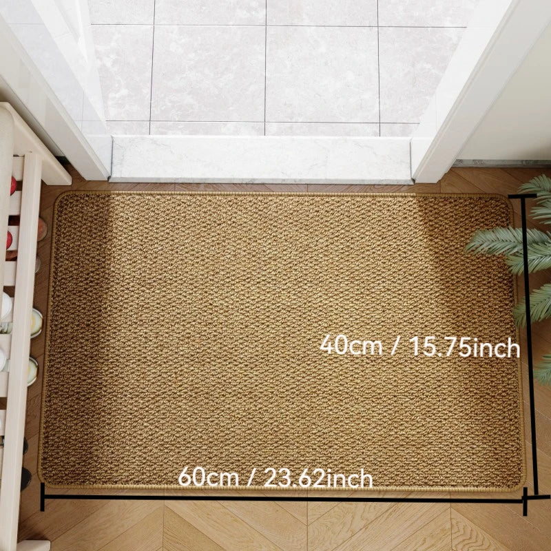 Faux Jute Non-Slip Entrance Doormat