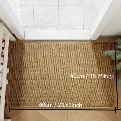 Faux Jute Non-Slip Entrance Doormat
