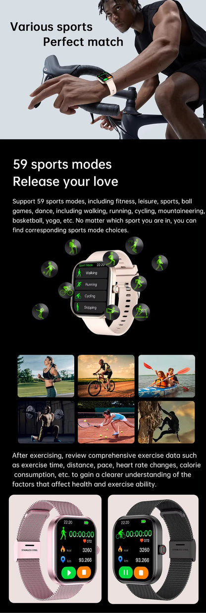 Health Smartwatch: BP, ECG, HRV & SpO2 Tracker