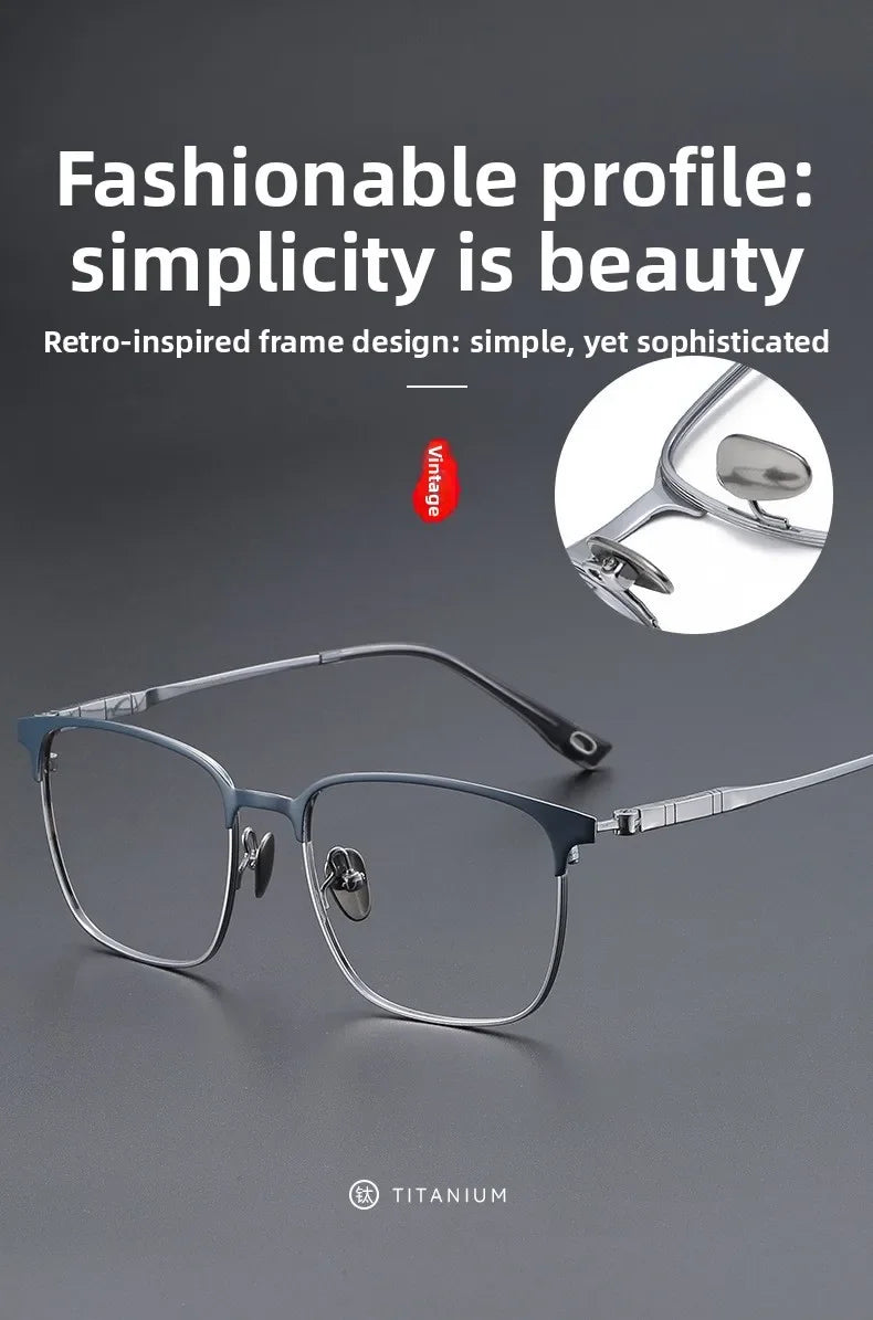 BLMUSA Titanium Reading Glasses