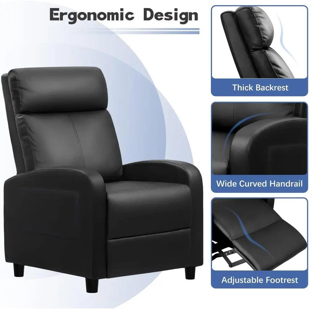 Vellum Leather Recliner