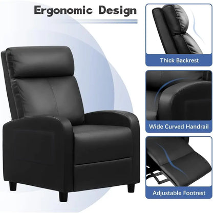 Vellum Leather Recliner