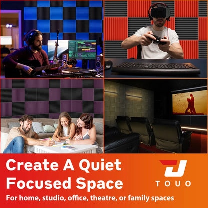 Studio Acoustic Foam Panel Set