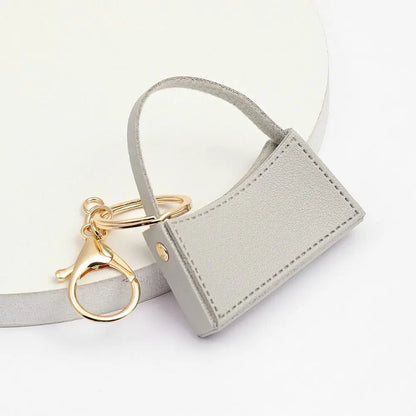 Candy Color Bag Charm Keychain