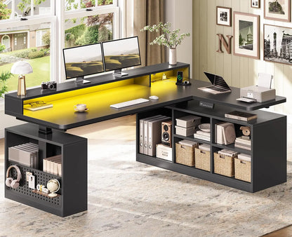 All Inclusive L-Shaped Electric Standing Desk