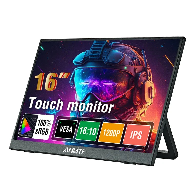 16" Portable Touch Monitor, HDR10 Low Blue Light