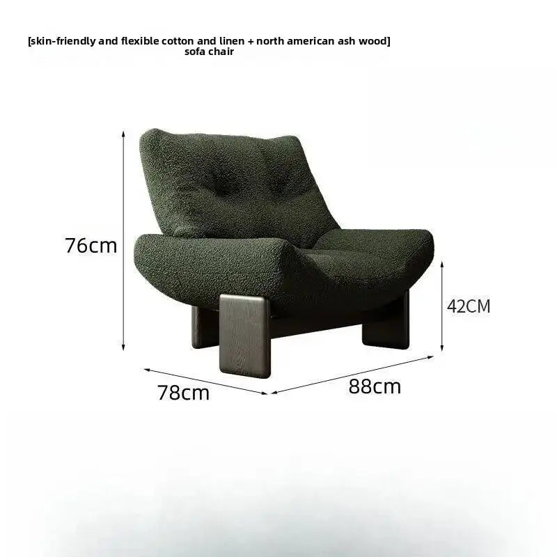 Ergove Italian Leather Leisure Chair