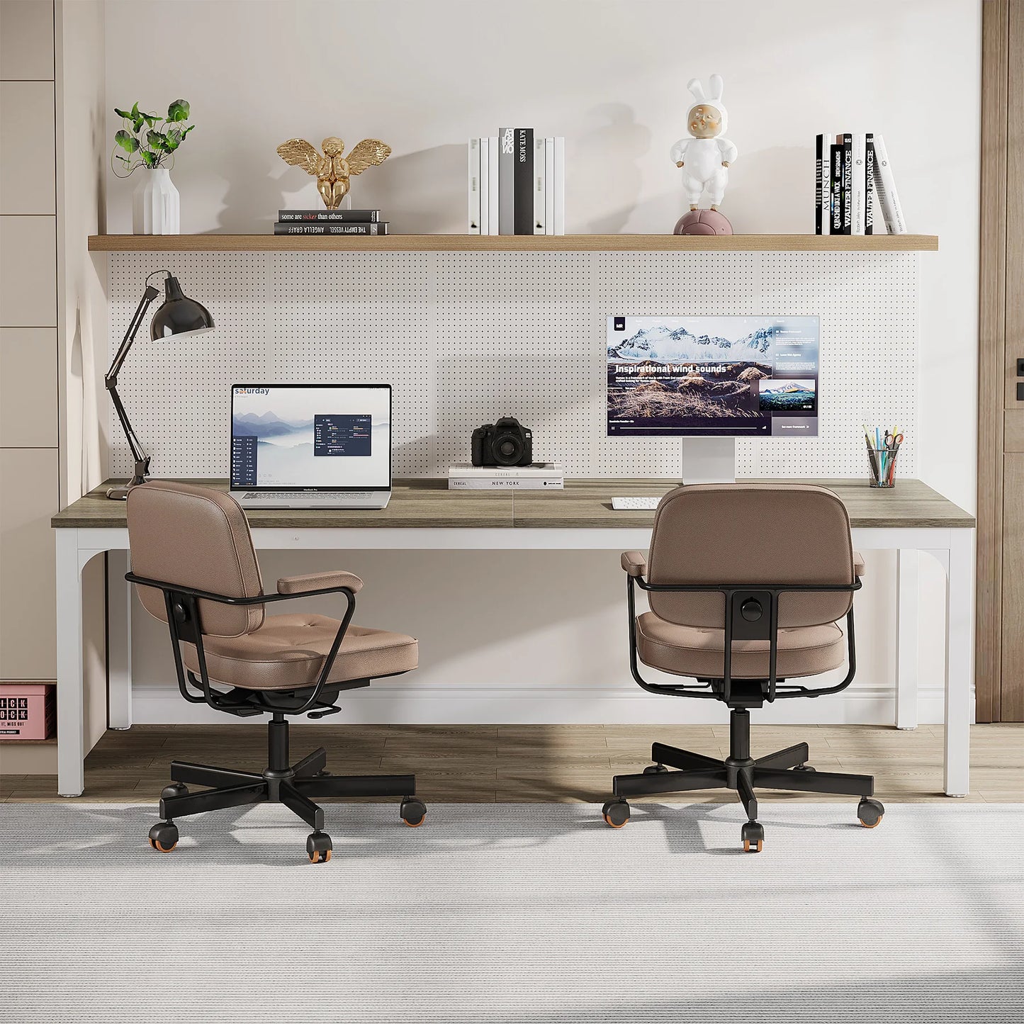 Tribesigns 78.7" Extra-Long Dual Workstation Desk