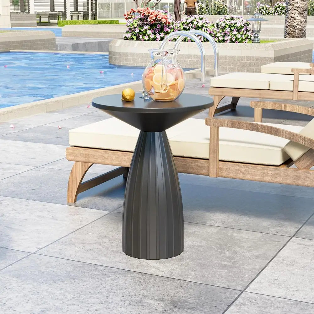 Iron Circle Side Table
