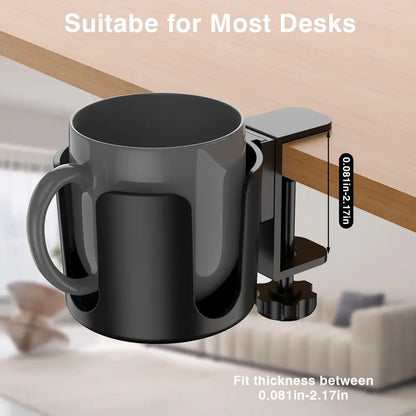 Spill-Proof Clamp Desk Cup Holder