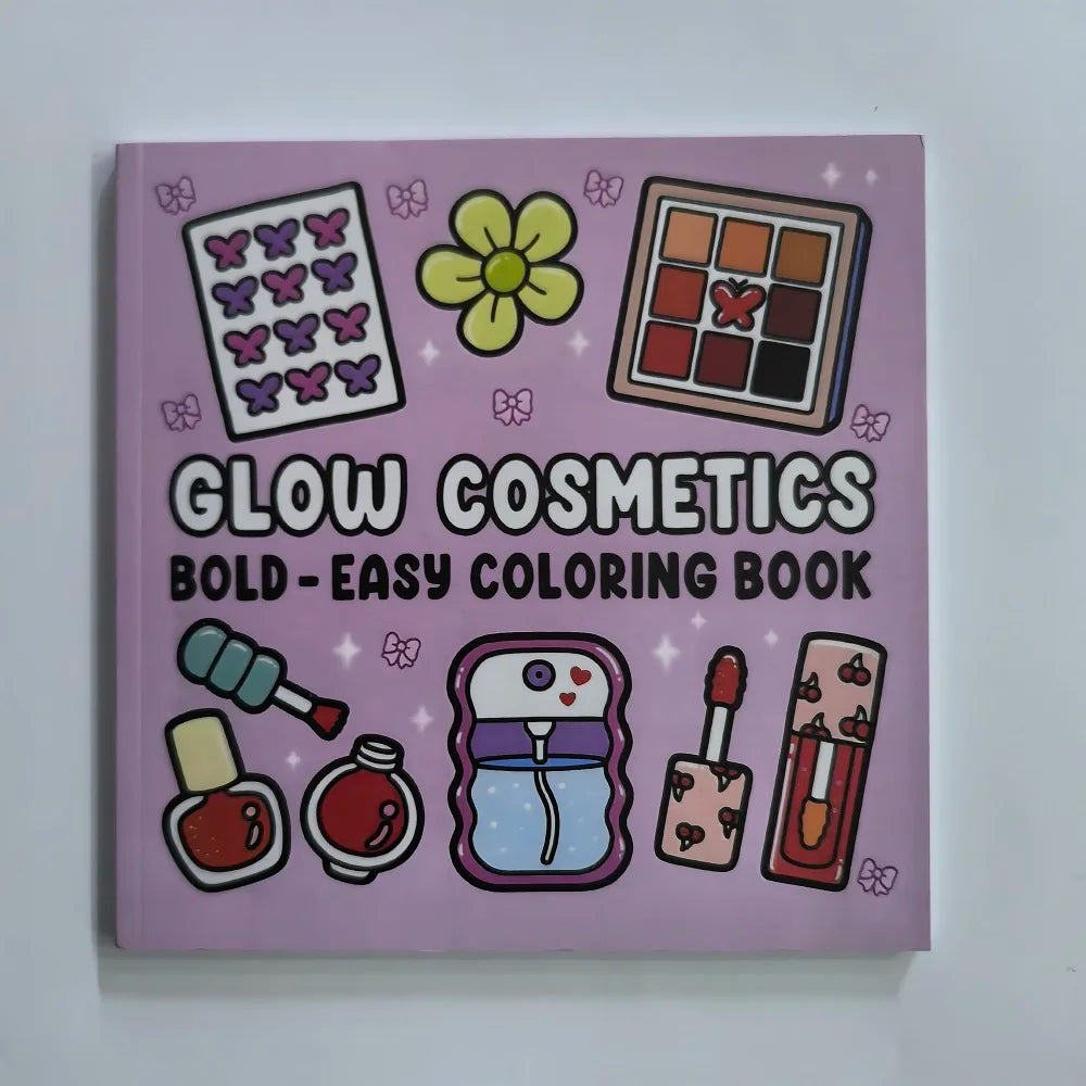 Cosmetics-Themed Adult Coloring Book