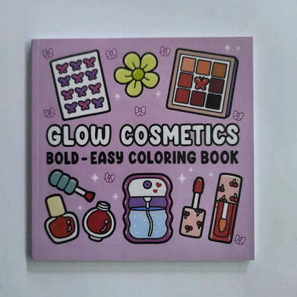 Cosmetics-Themed Adult Coloring Book