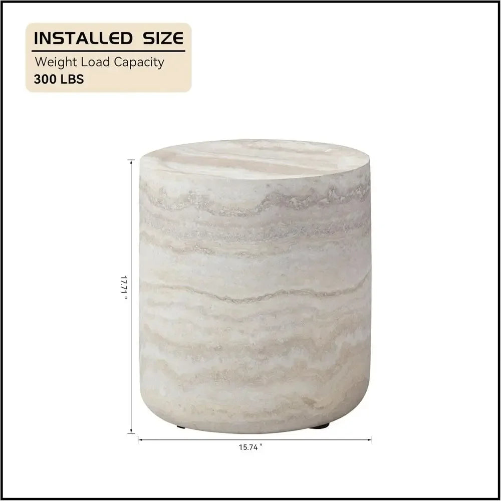 Rialto Drum End Table
