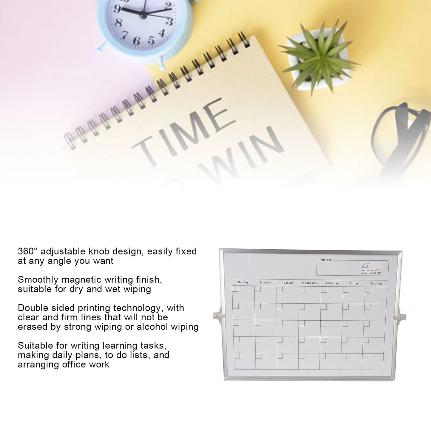 DualFace Magnetic Calendar Board