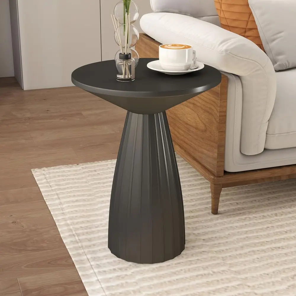 Iron Circle Side Table