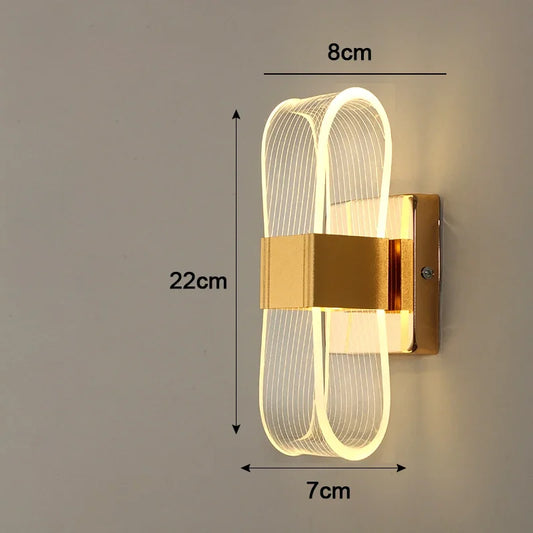 Nordic Luxury LED Wall Lamp | Modern Aluminium Decorative Light