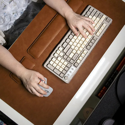LuxPad Waterproof PU Desk Mat Set