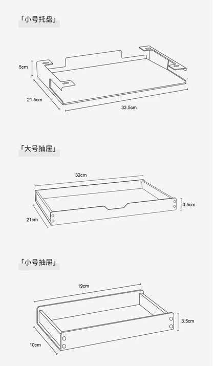 Modular Desk Riser with Cable Management