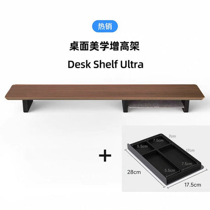 Premium Black Walnut Wood Monitor Stand