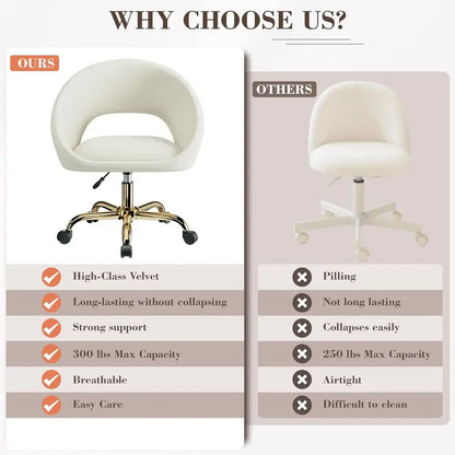 Bellamy Velvet Swivel Chair