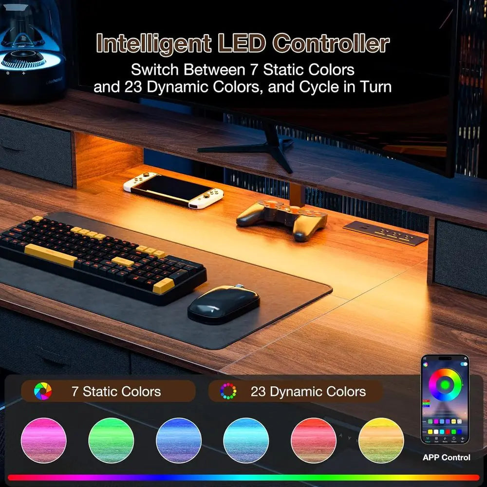 5-Layer RGB Standing Desk