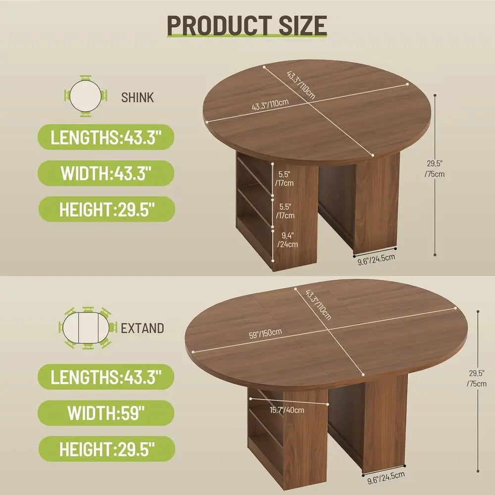 Fairmont Storage Dining Table