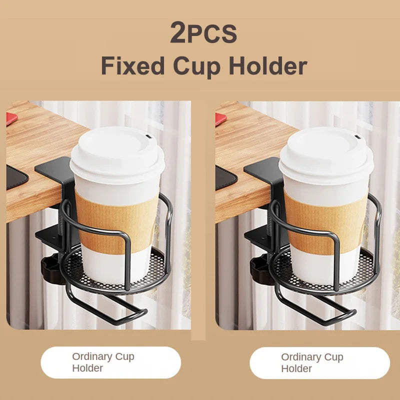 Desk Cup Holder with Headphone Hanger