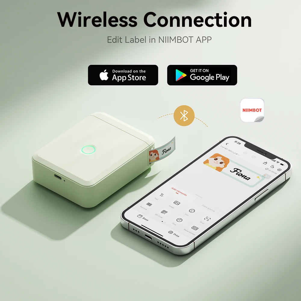 NiiTag D110 Wireless Label Maker