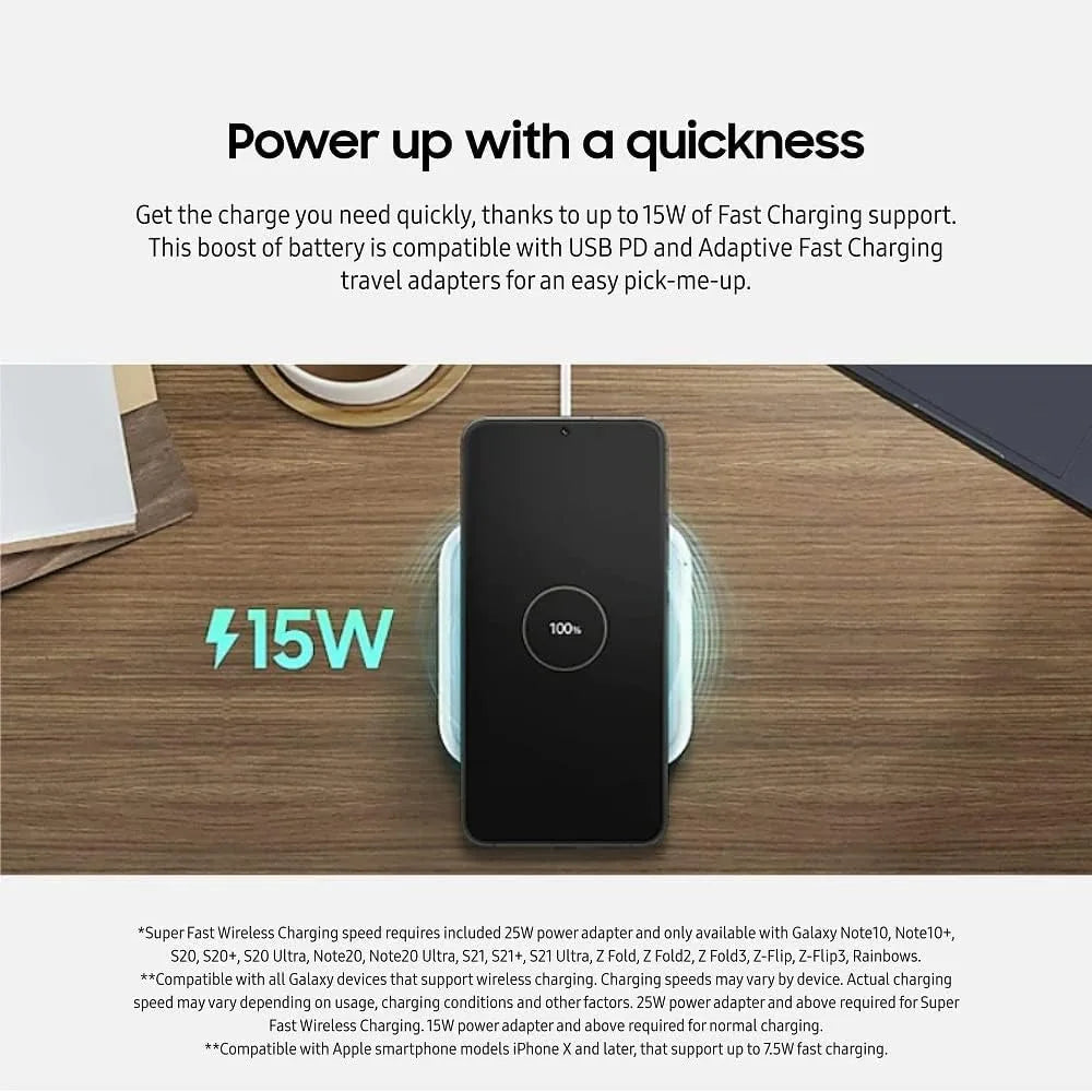 Compact LED Wireless Charger