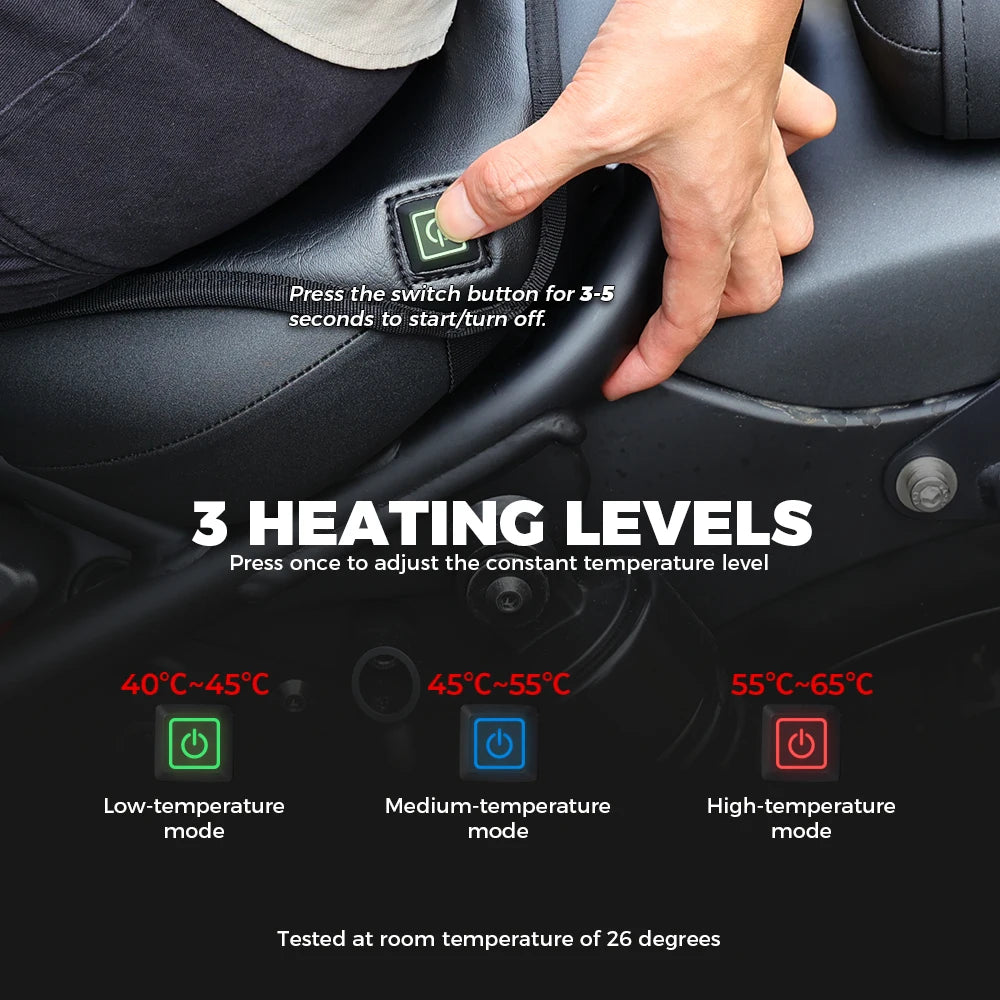 Heated Motorcycle Seat Cushion