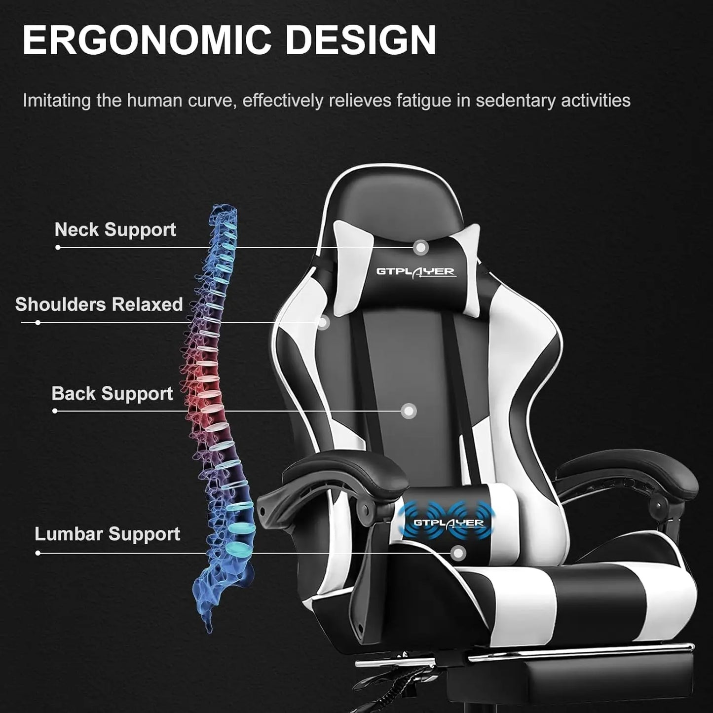 Pearl White Gaming Chair