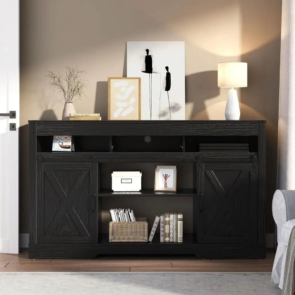 Sliding Barn Door TV Stand