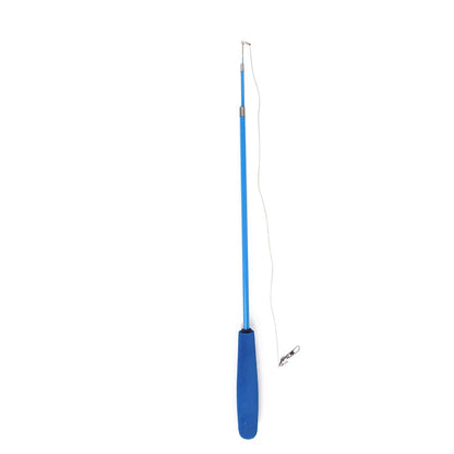 11pc Cat Feather Toy Set, Retractable Wand
