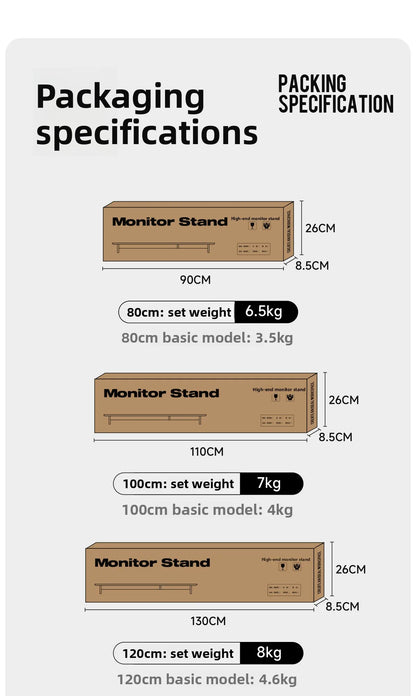 Z3 Pro Modular Solid Wood Monitor Riser